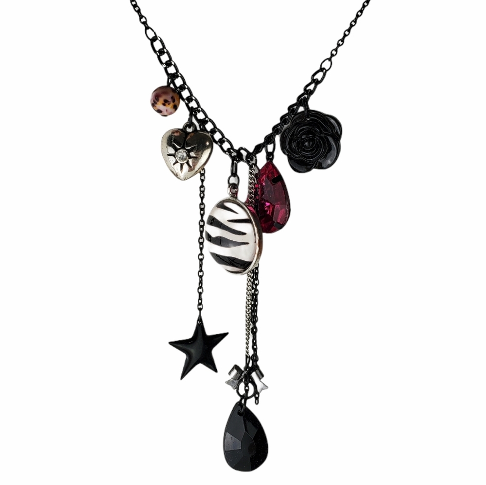 Multi Charm Adjustable Necklace